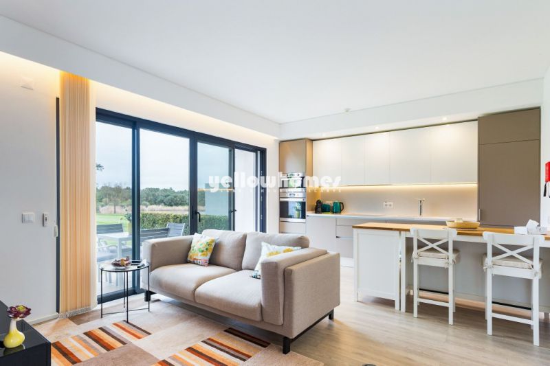 Attached 2-Bedroom Villa with Golf Views in a golf resort near Silves